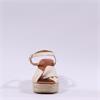 Wonders Anakena Espadrille Wedge - Cream Leather
